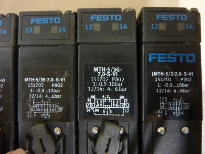 Used FESTO Control Block w/ Valves IFB8-03 #52806