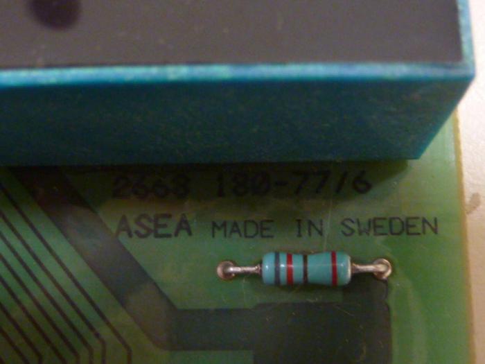 Used ASEA BROWN BOVERI Robot Card Module YT212001-AB/4 #48727