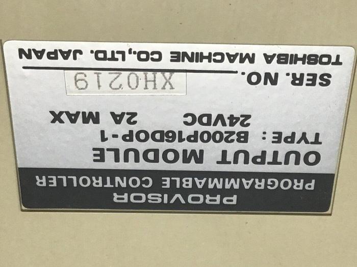 Used TOSHIBA Output Module B200P16DOP-1 #129617
