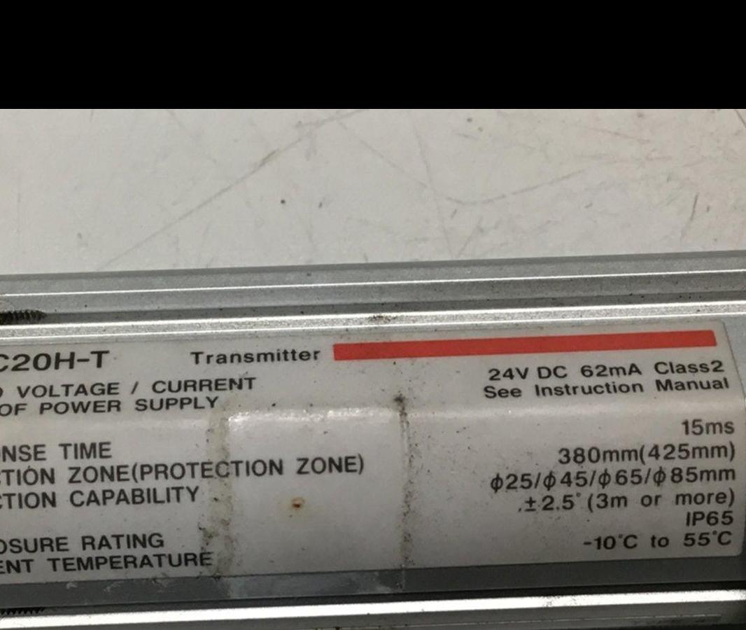 Used KEYENCE CORP Light Curtain Transmitter SL-C20H-T USED