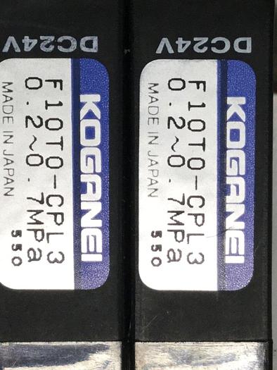 Used KOGANEI Manifold w/ Valves F10M6AJ #104805