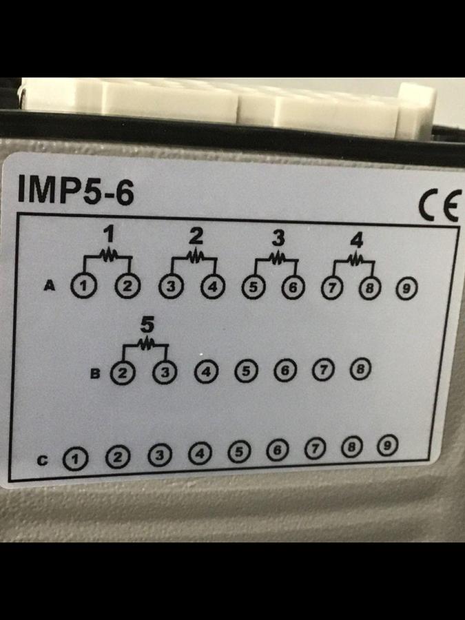 IDEAL MACHINERY 5 Zone Power Cable IMP5-6 #141944