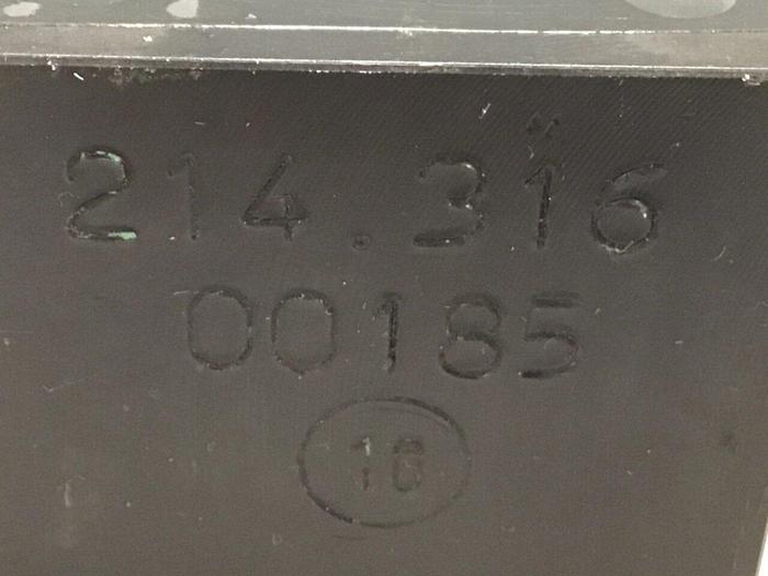 Used SUN Flow Control Valve 214.316 00185 #122871