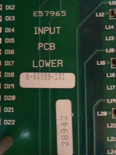Used BARBER COLMAN Input PC Board Lower A-60089-101 #73890