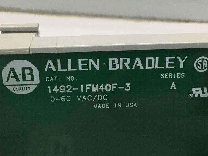 Used ALLEN BRADLEY Interface 1492-IFM40F-3 #100126