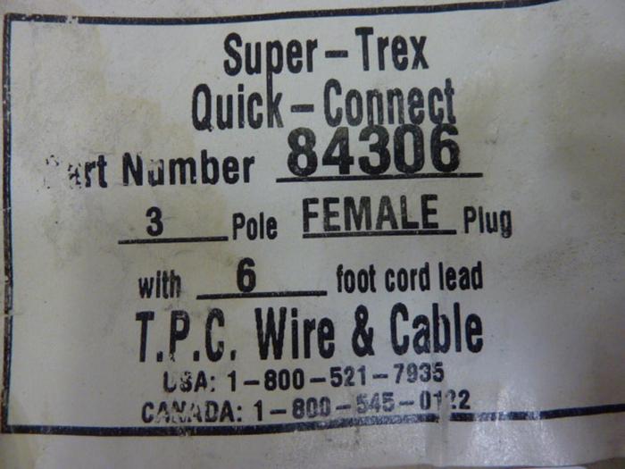 TPC WIRE & CABLE Cable 84306 #62135