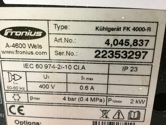 Used FRONIUS Circular Seam Welding Machine 4.075.100.R Used