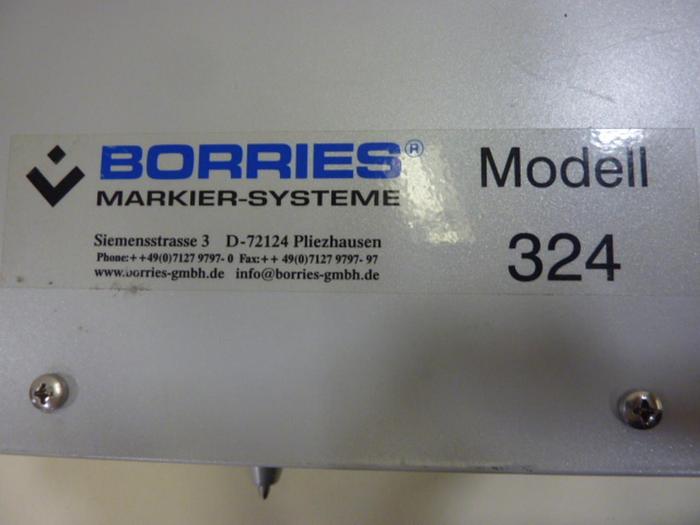 Used BORRIES Engraver Control 324 #49390