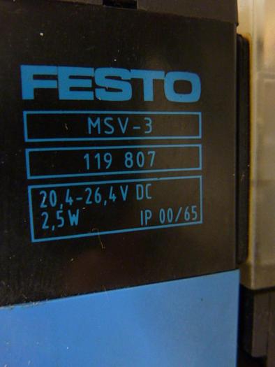 Used FESTO Control Block / Valve Terminal IFB8-02 #52776