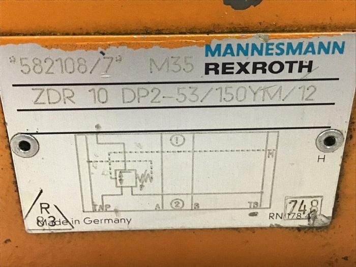 Used REXROTH Valves ZDR 10 DP2-53/150YM/12 Used