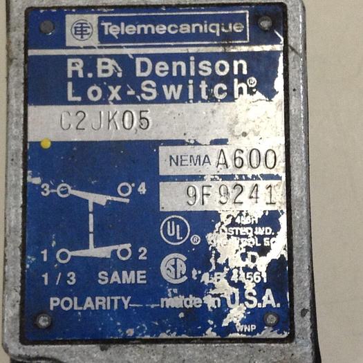 Used TELEMECANIQUE Lox-Switch C2JK05 #72939