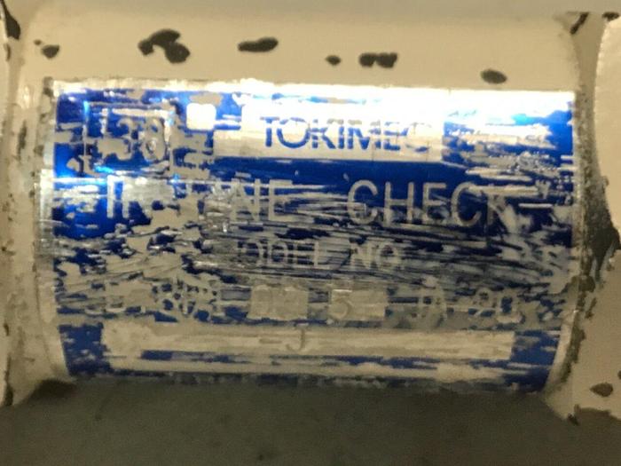 Used TOKIMEC Check Valve DT8P1-03-20-JA-20 #126643
