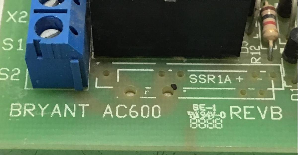 Used BRYANT Circuit Board AC600 USED