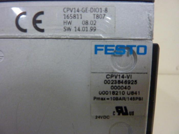Used FESTO Direct Valve Terminal CPV14-GE-DIO1-8 #54390