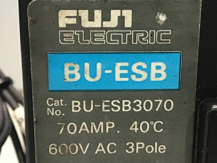 Used FUJI ELECTRIC 70 Amp Circuit Breaker BU-ESB3070 #129400