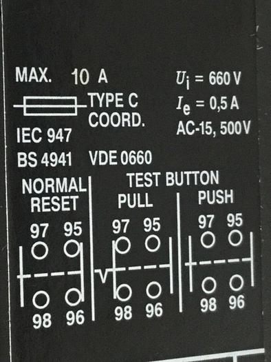 Used ALLEN BRADLEY Overload Relay 193-BSB 22 SER B #109792