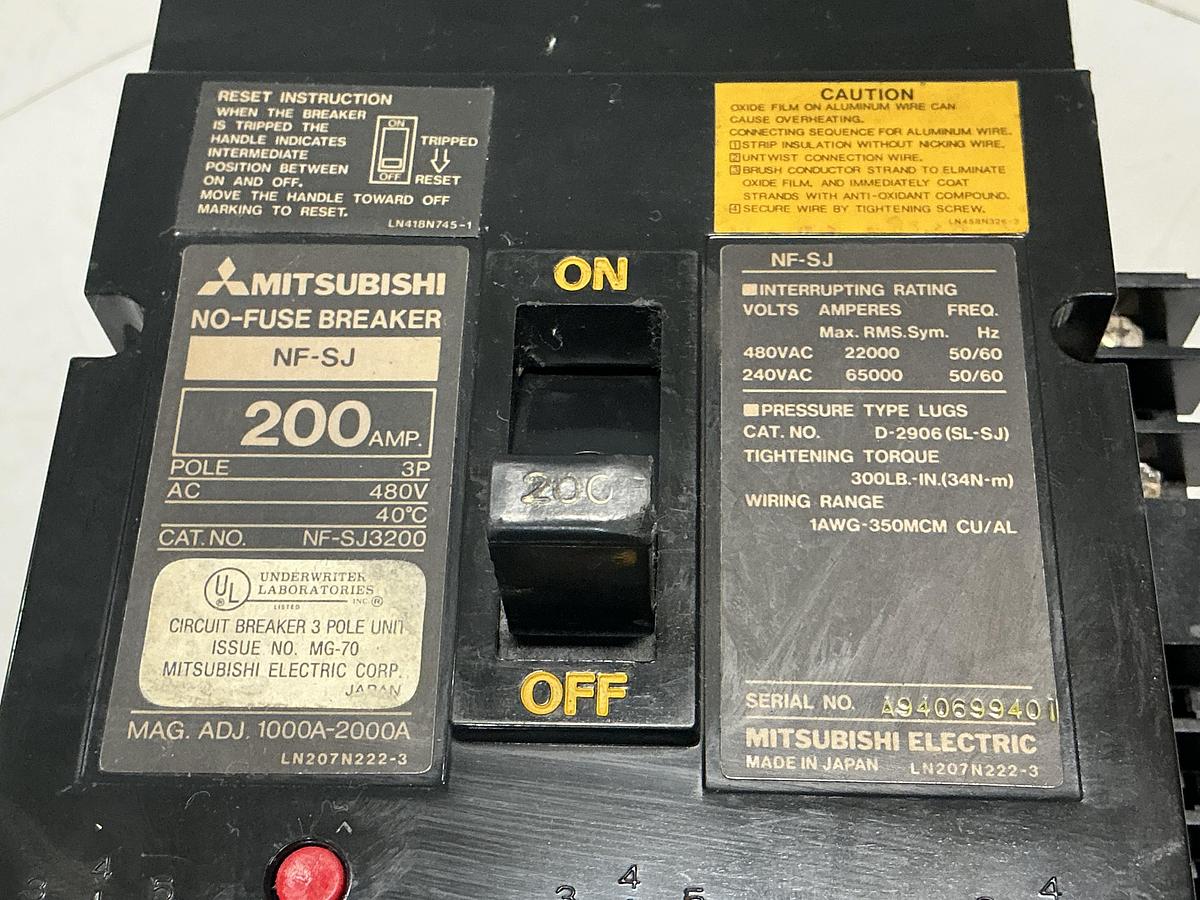 Used MITSUBISHI NF-SJ3200