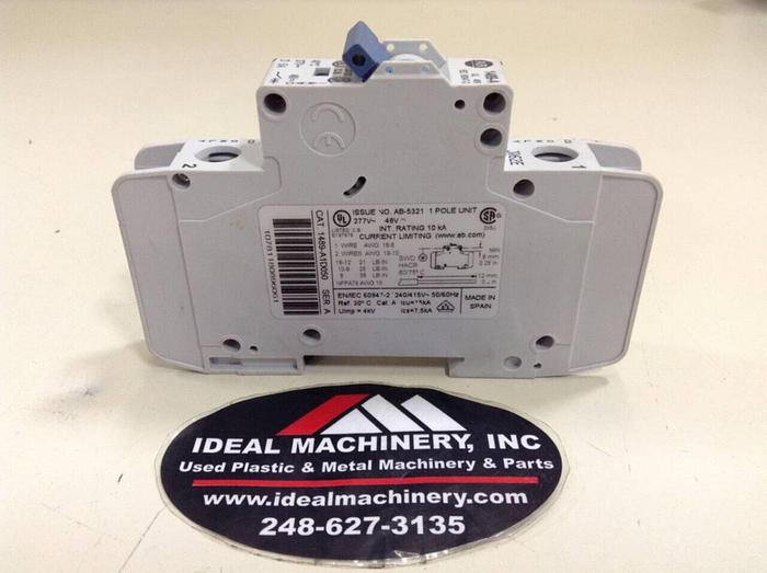 Used ALLEN BRADLEY 5 Amp Circuit Breaker 1489-A1D050 SER A #75189