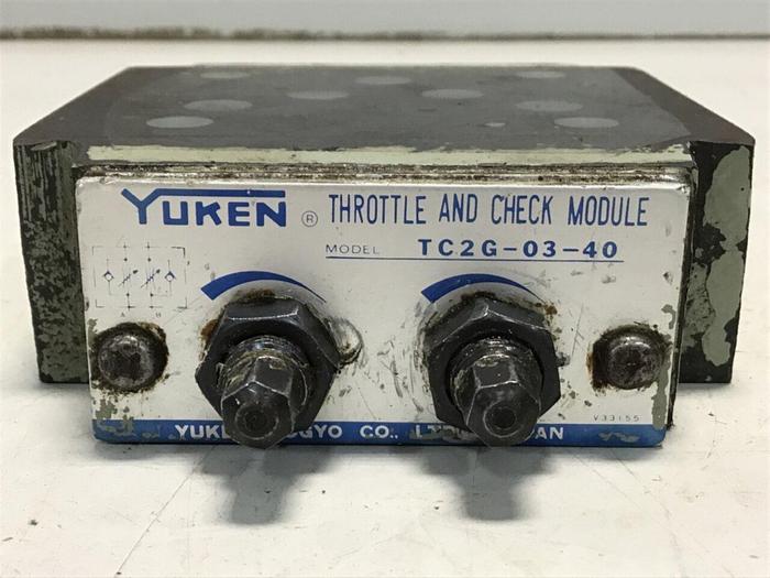 Used YUKEN Valve TC2G-03-40 #135623