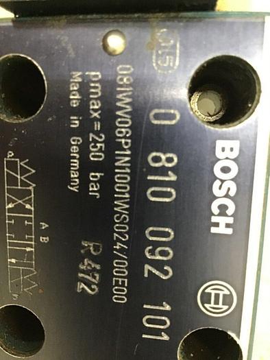 Used BOSCH Valve 0 810 092 101 #141885