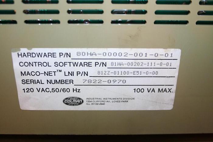 Used BARBER COLMAN Control Module MACO 8000 80HA-00002-001-0-01 Used