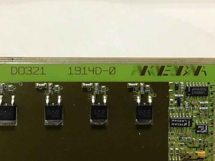 Used KEBA Input Output Board D0321 1914D-0 #113555