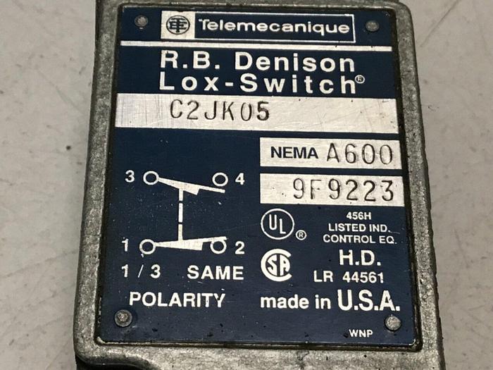 Used TELEMECANIQUE Lox-Switch C2JK05 #121811