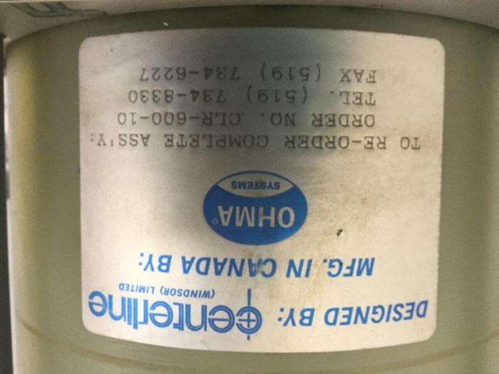 Used CENTERLINE Oil Lube Filter CLR-600-10 #114925