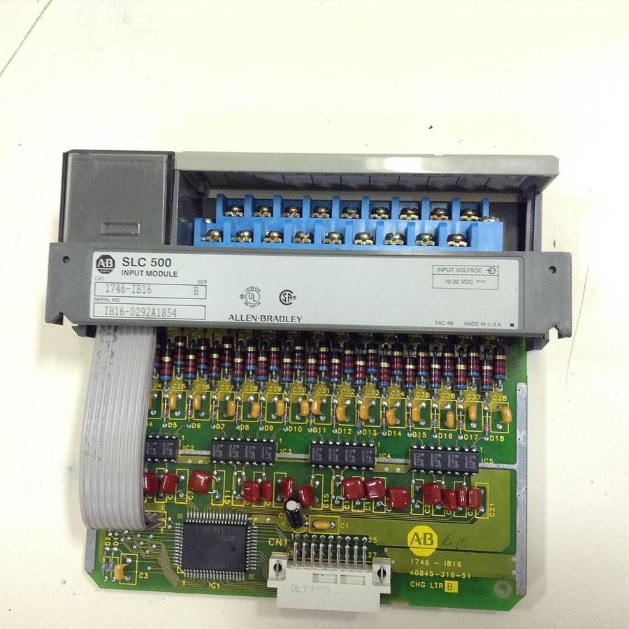 Used ALLEN BRADLEY Input Module 1746-IB16 SER B Used