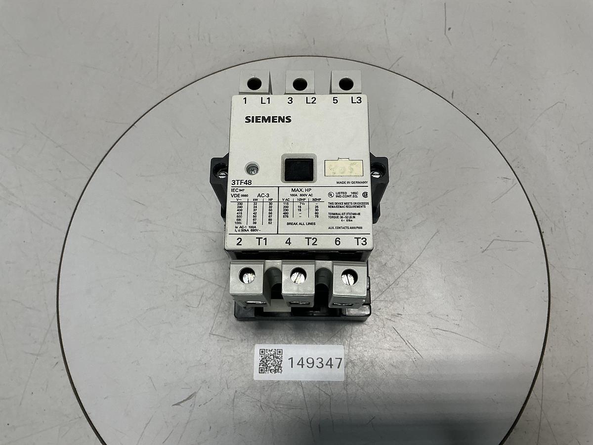 Used SIEMENS 3TF4822-OAK6