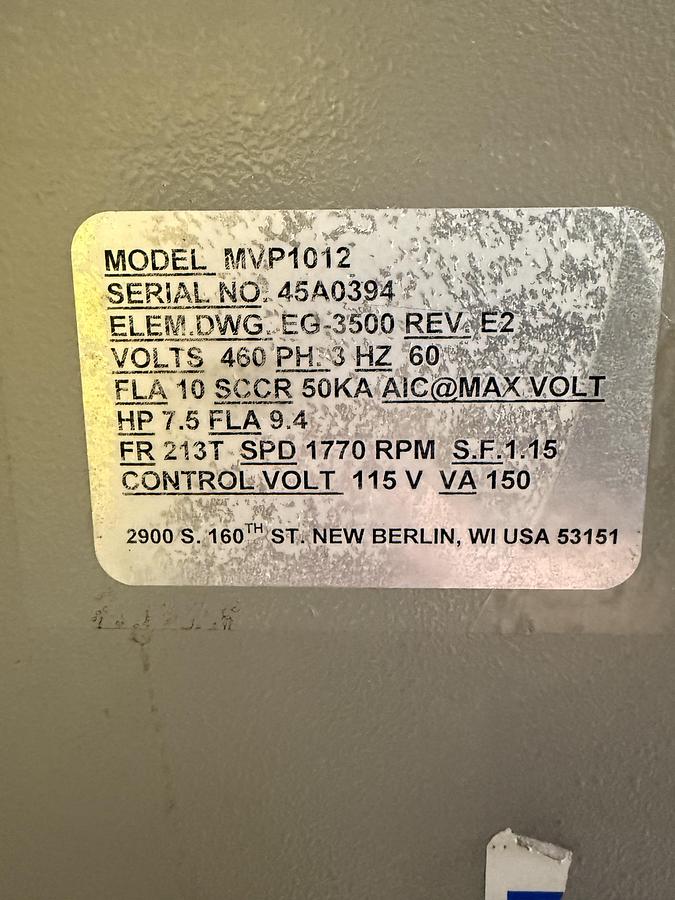 Used AEC MVP1012