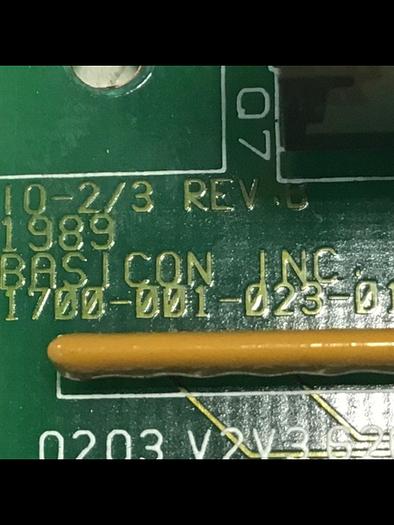 Used BASICON Circuit Board 1700-001-023-01 Used