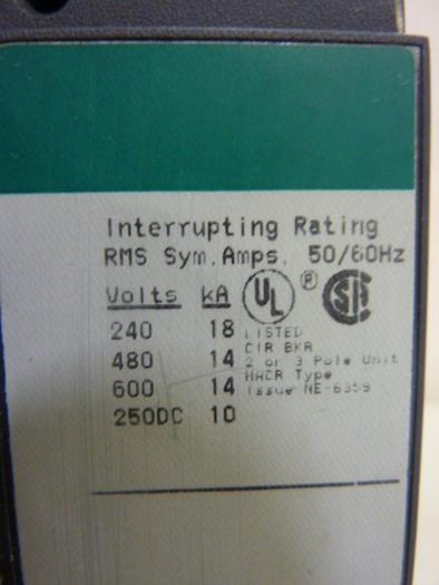 Used GE 50 Amp Circuit Breaker TED136050 #51612