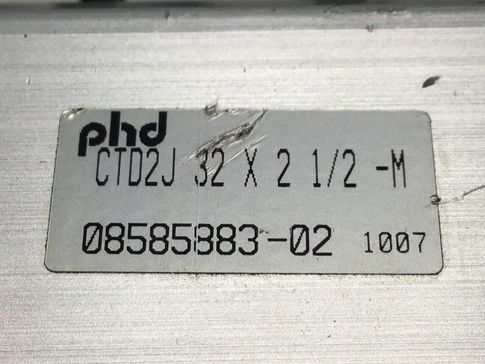 Used PHD INC Cylinder CTD2J 32X2 1/2-M #80528