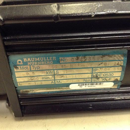 Used BAUMULLER Servo Motor DSG 45-M Used