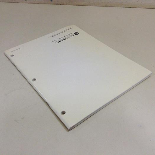 Used ALLEN BRADLEY PLC-3 Programmable Controller Manual 1775-6.3.1 #70861