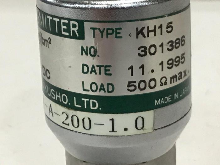 Used NAGANO Pressure Transmitter KH15-PT14-A-200-1.0 #126576