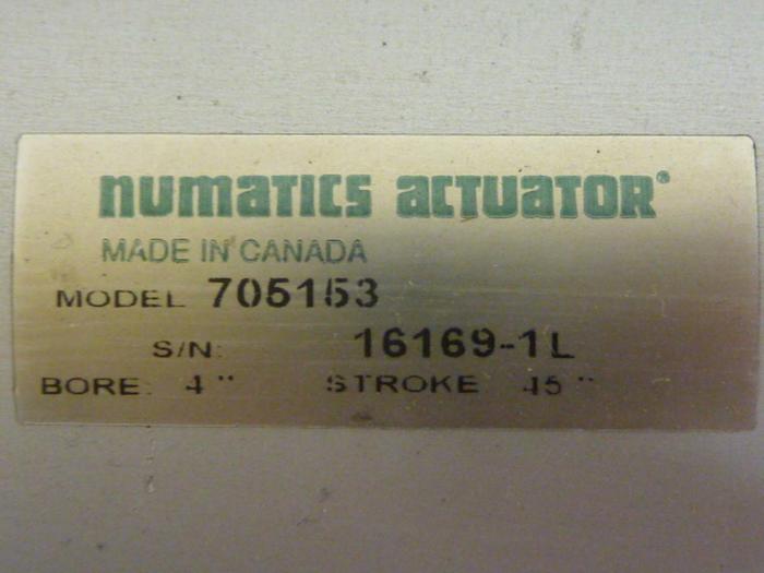 Used NUMATICS Cylinder 705153 #60367