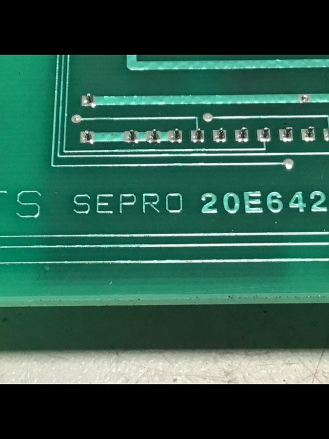 Used SEPRO Circuit Board 20E64201 Used #122564