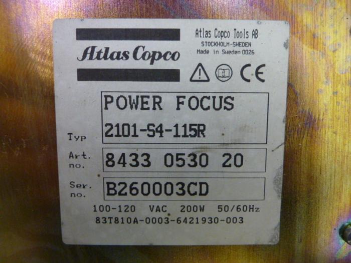Used ATLAS COPCO Control 2102-S4-115R Used