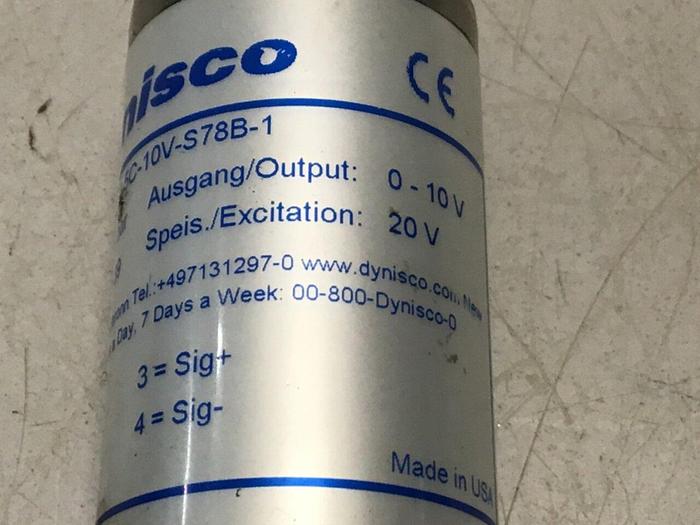 Used DYNISCO Pressure Sensor IDA354-5C-10V-S78B-1 #130657