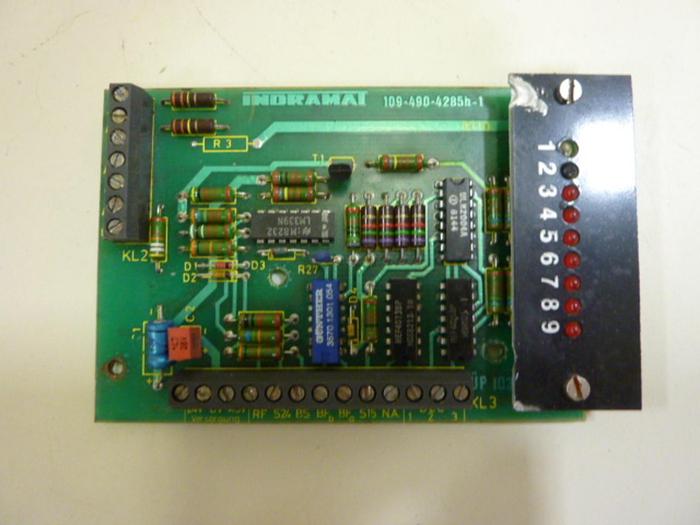 Used INDRAMAT Circuit Board 109-490-4285B-1 #60241