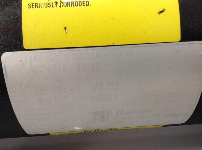 Used THERMAL TRANSFER Heat Exchanger B-1014-93042 Used