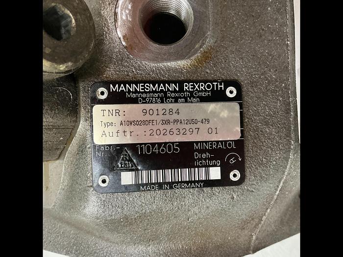Used MANNESMANN REXROTH A10VS028DFE1/3XR-PPA12V50-479