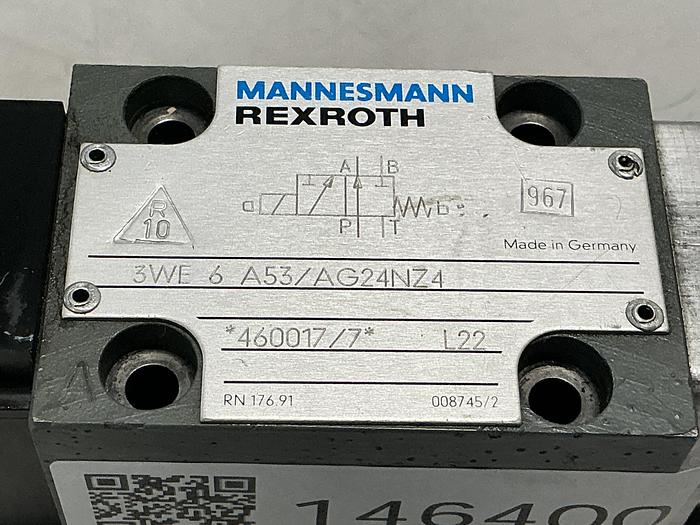 Used MANNESMANN REXROTH 3WE 6 A53/AG24NZ4