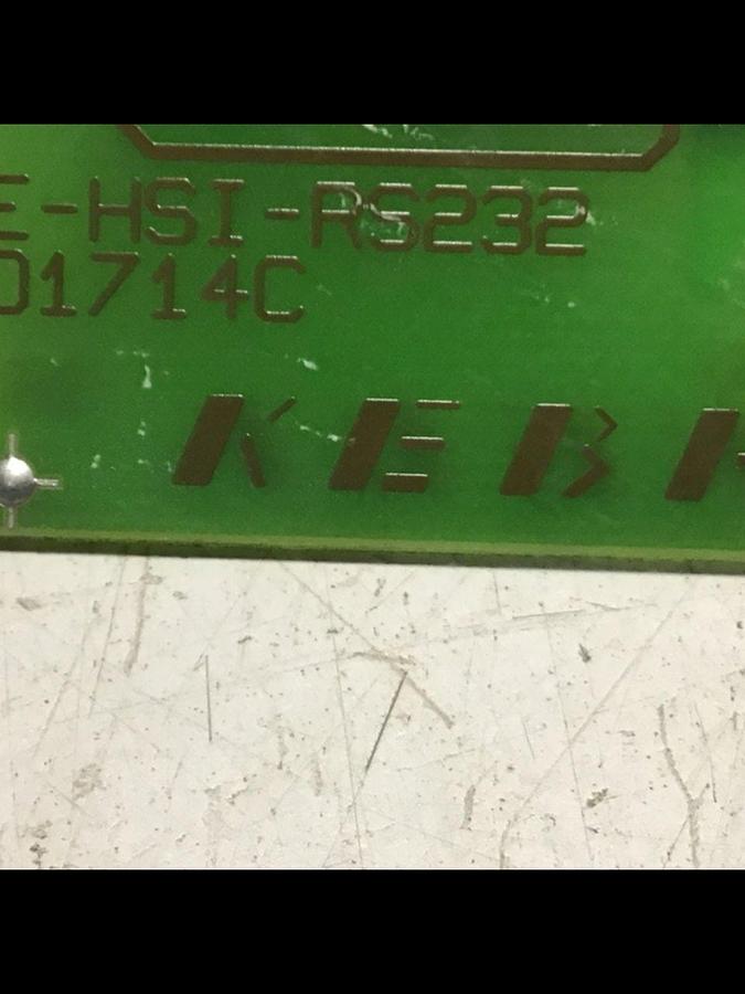 Used KEBA Circuit Board E-HSI-RS232 D1714C USED
