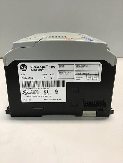 Used ALLEN BRADLEY MicroLogix Base Unit 1764-24BWA SER B USED