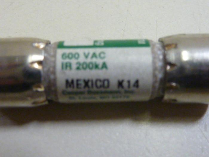 Used TRON / BUSSMANN 3 Amp Fuse FNQ-R-3 #62278