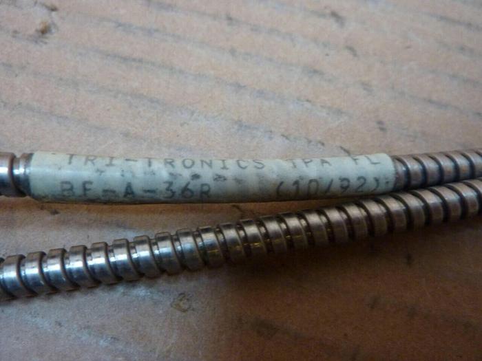 Used TRITRONICS Fiber Optic Cable BF-A-36R #23369