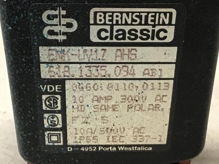 Used BERNSTEIN Limit Switch ENK-UV1Z AHS Used